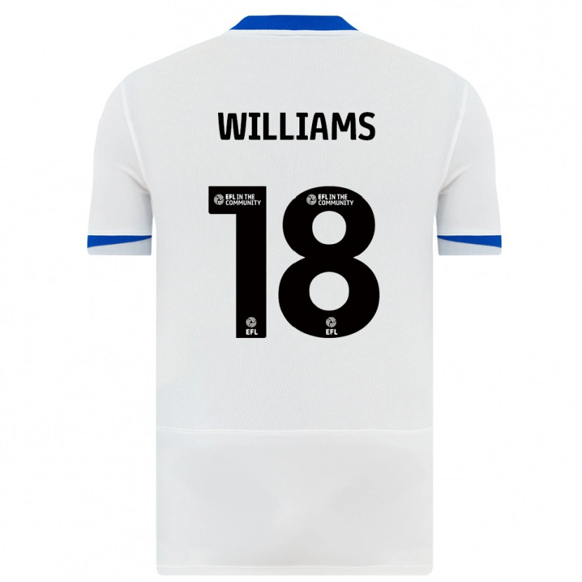 Danxen Heren Scarlett Williams #18 Wit Zwart Uitshirt Uittenue 2025/26 T-Shirt