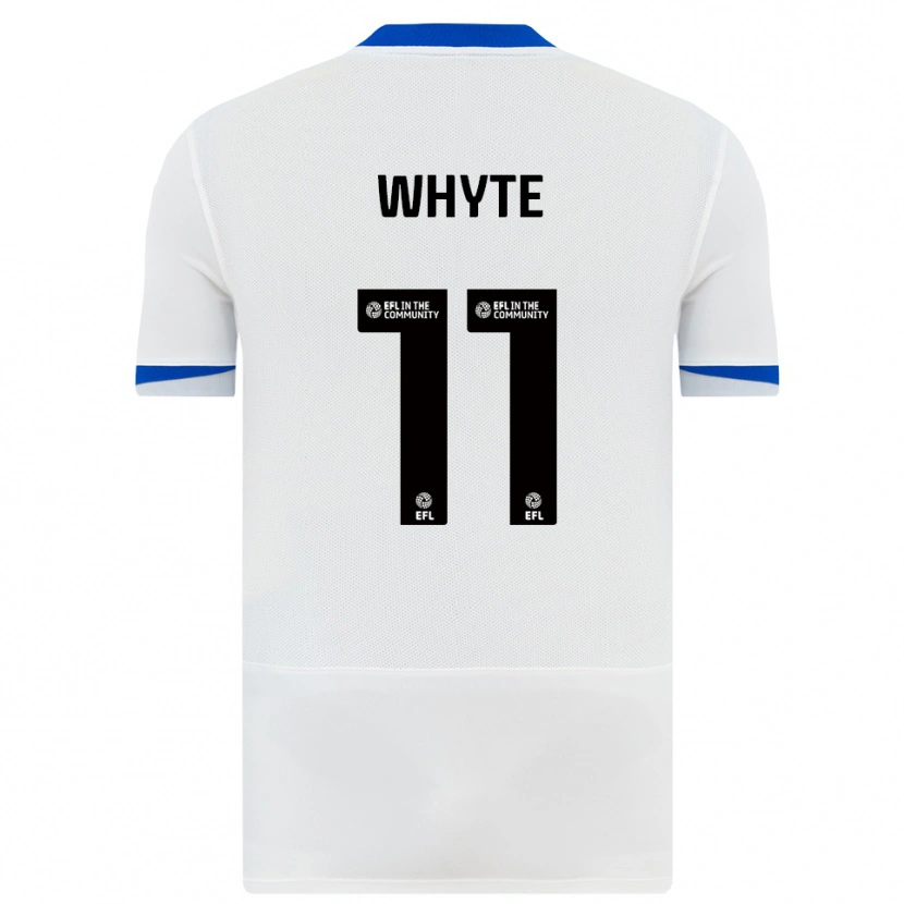 Danxen Heren Gavin Whyte #11 Wit Zwart Uitshirt Uittenue 2025/26 T-Shirt