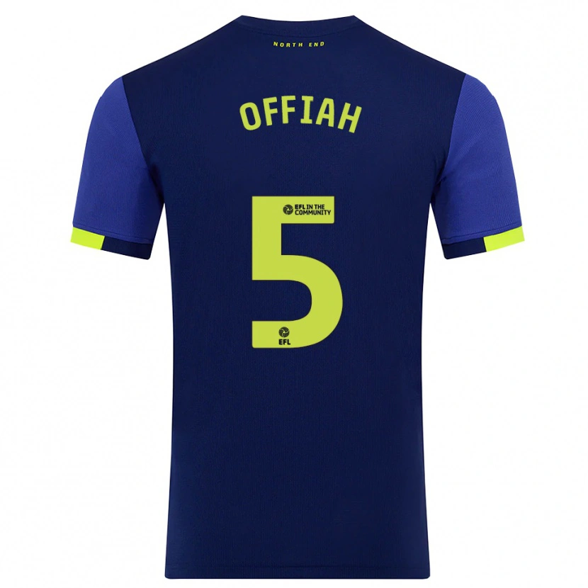 Danxen Heren Odeluga Offiah #5 Marine Geel Uitshirt Uittenue 2025/26 T-Shirt