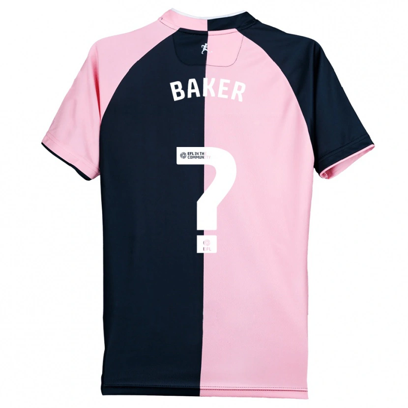 Danxen Heren Faye Baker #0 Roze Zwart Uitshirt Uittenue 2025/26 T-Shirt