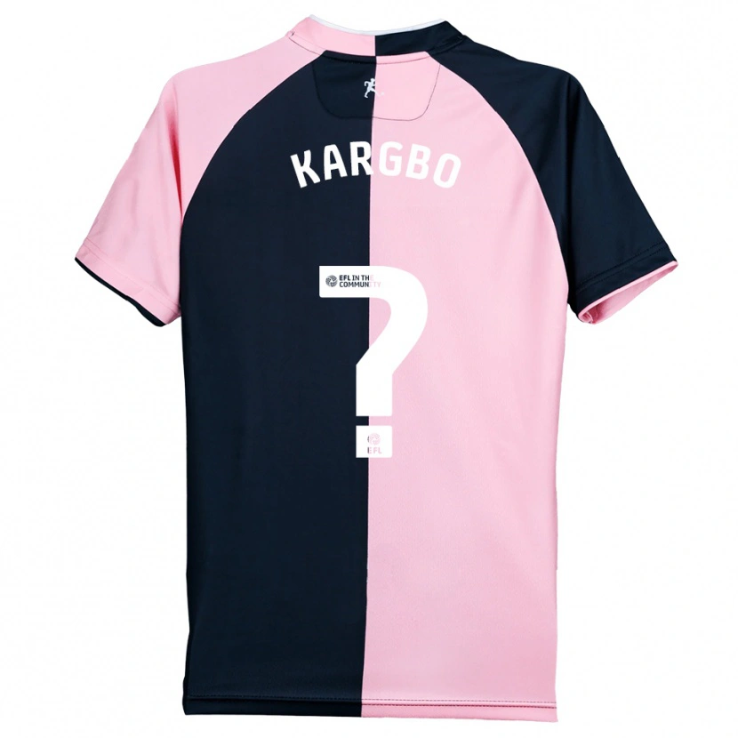 Danxen Heren Hamzad Kargbo #0 Roze Zwart Uitshirt Uittenue 2025/26 T-Shirt