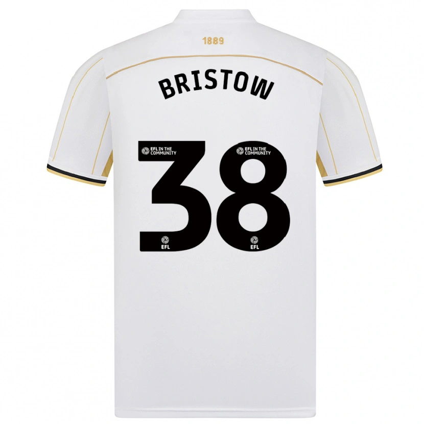 Danxen Heren Tilly Bristow #38 Wit Goud Uitshirt Uittenue 2025/26 T-Shirt