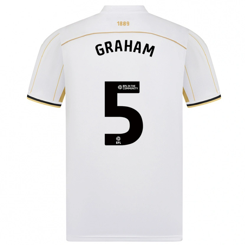 Danxen Heren Molly Graham #5 Wit Goud Uitshirt Uittenue 2025/26 T-Shirt