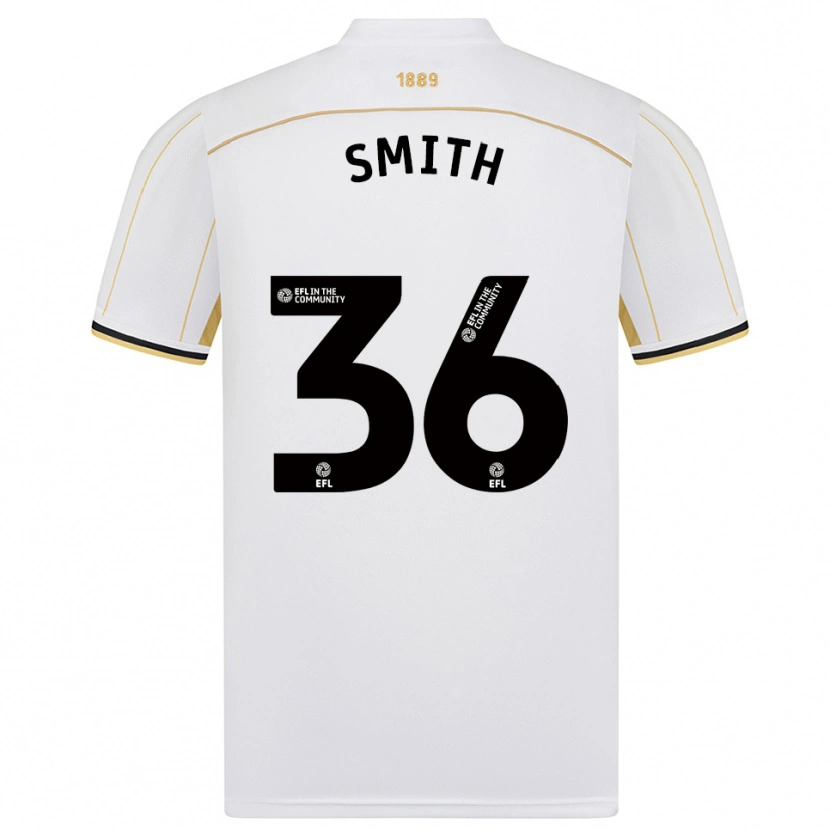 Danxen Heren Joshua Smith #36 Wit Goud Uitshirt Uittenue 2025/26 T-Shirt