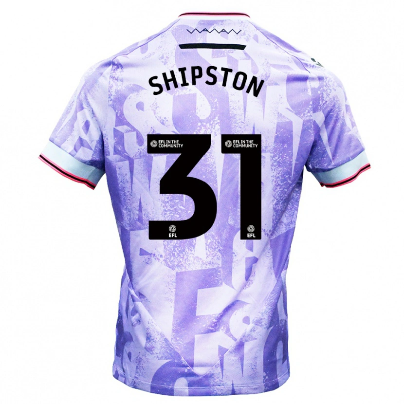 Danxen Heren Rio Shipston #31 Lila Wit Uitshirt Uittenue 2025/26 T-Shirt