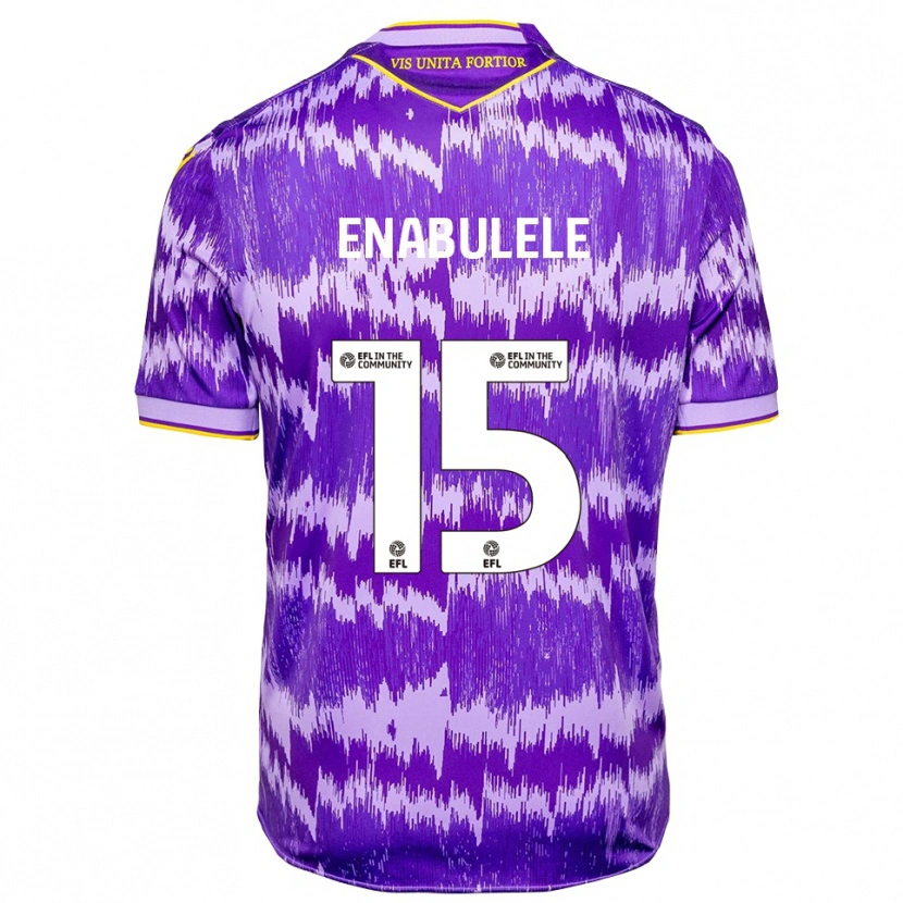 Danxen Heren Oghosaiwi Enabulele #15 Paars Geel Uitshirt Uittenue 2025/26 T-Shirt