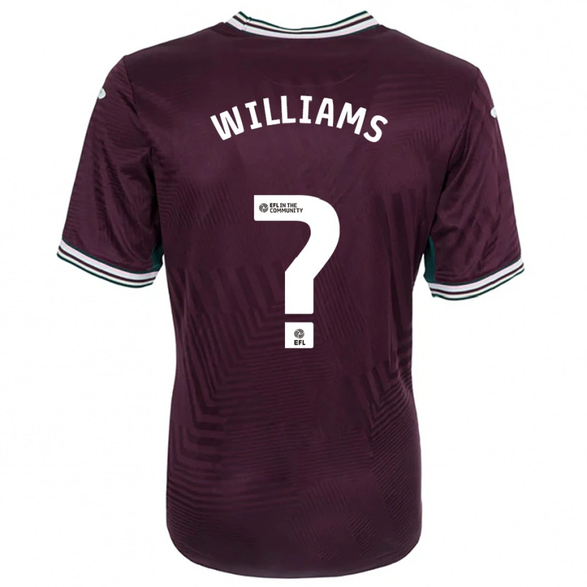 Danxen Heren Osian Williams #0 Roest Rood Wit Uitshirt Uittenue 2025/26 T-Shirt