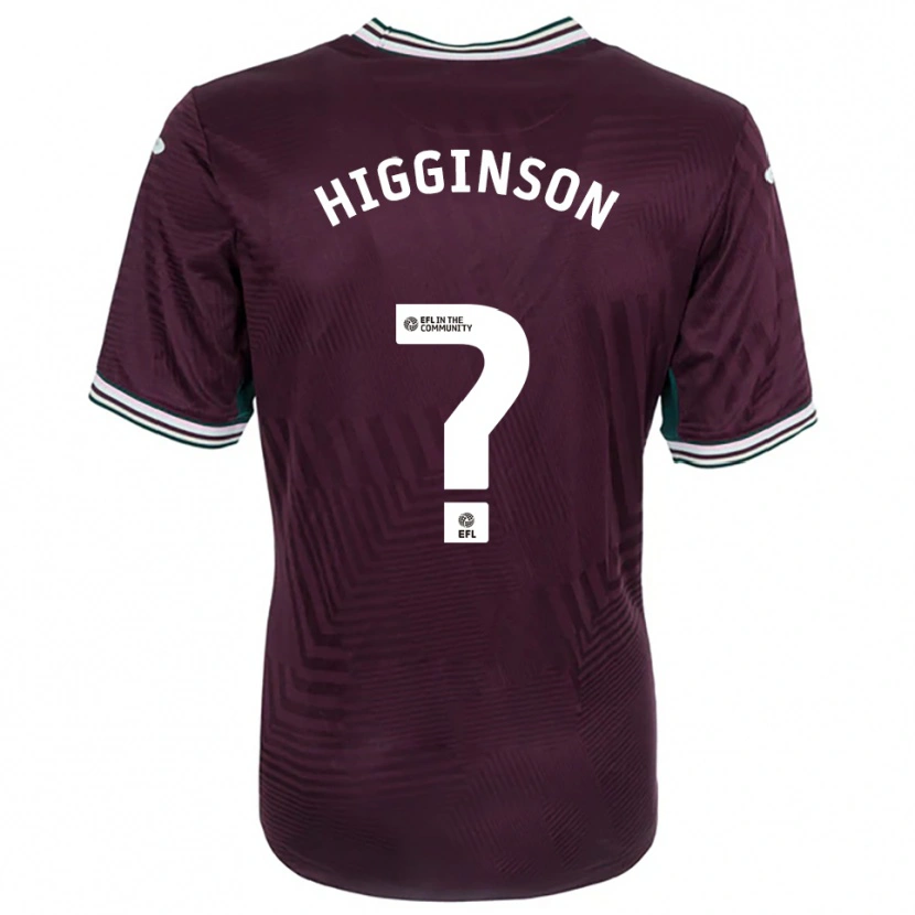 Danxen Heren Kiel Higginson #0 Roest Rood Wit Uitshirt Uittenue 2025/26 T-Shirt