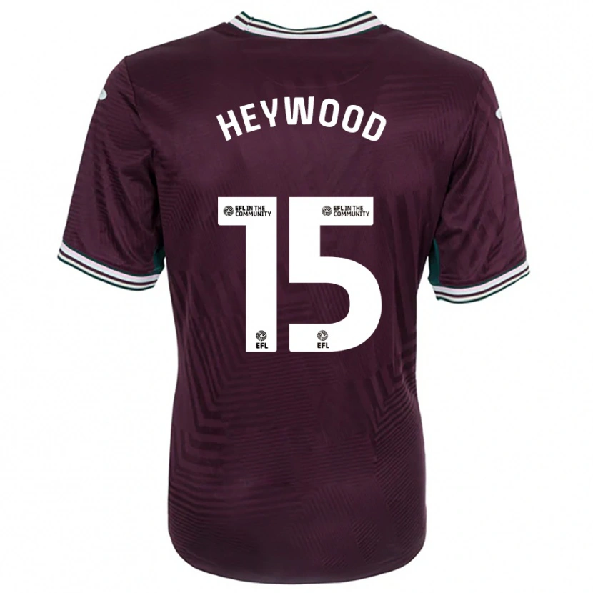 Danxen Heren Carter Heywood #15 Roest Rood Wit Uitshirt Uittenue 2025/26 T-Shirt