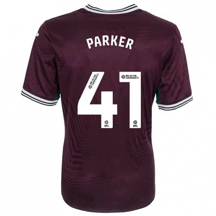 Danxen Heren Sam Parker #41 Roest Rood Wit Uitshirt Uittenue 2025/26 T-Shirt