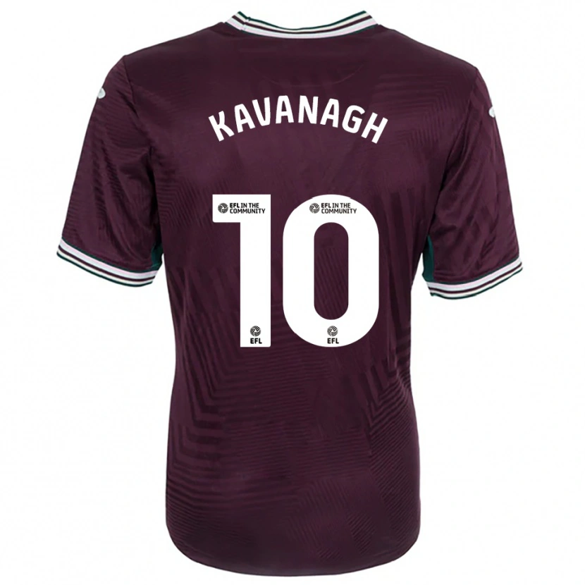 Danxen Heren Reece Kavanagh #10 Roest Rood Wit Uitshirt Uittenue 2025/26 T-Shirt