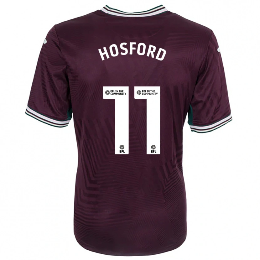 Danxen Heren Katy Hosford #11 Roest Rood Wit Uitshirt Uittenue 2025/26 T-Shirt