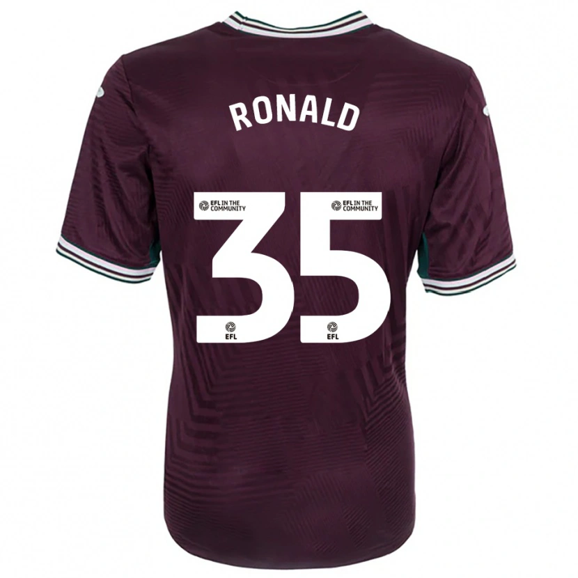 Danxen Heren Ronald #35 Roest Rood Wit Uitshirt Uittenue 2025/26 T-Shirt