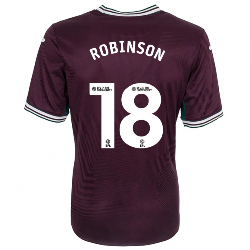 Danxen Heren Milo Robinson #18 Roest Rood Wit Uitshirt Uittenue 2025/26 T-Shirt