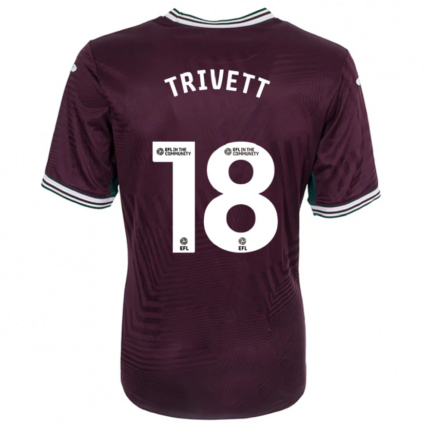 Danxen Heren Taite Trivett #18 Roest Rood Wit Uitshirt Uittenue 2025/26 T-Shirt