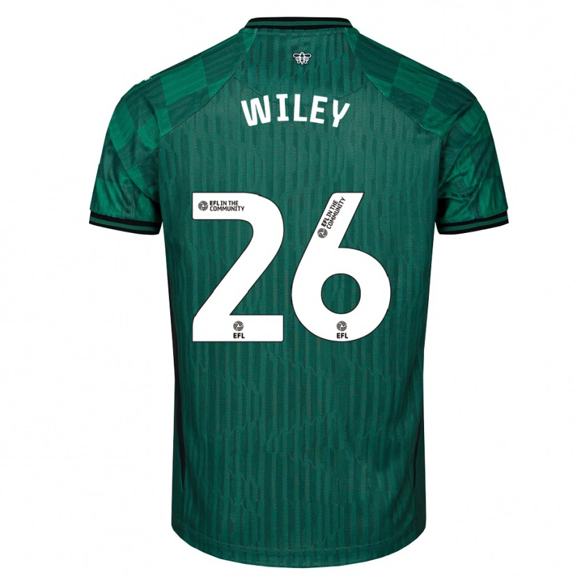 Danxen Heren Caleb Wiley #26 Groen Zwart Uitshirt Uittenue 2025/26 T-Shirt