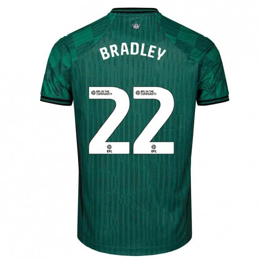 Danxen Heren Jade Bradley #22 Groen Zwart Uitshirt Uittenue 2025/26 T-Shirt