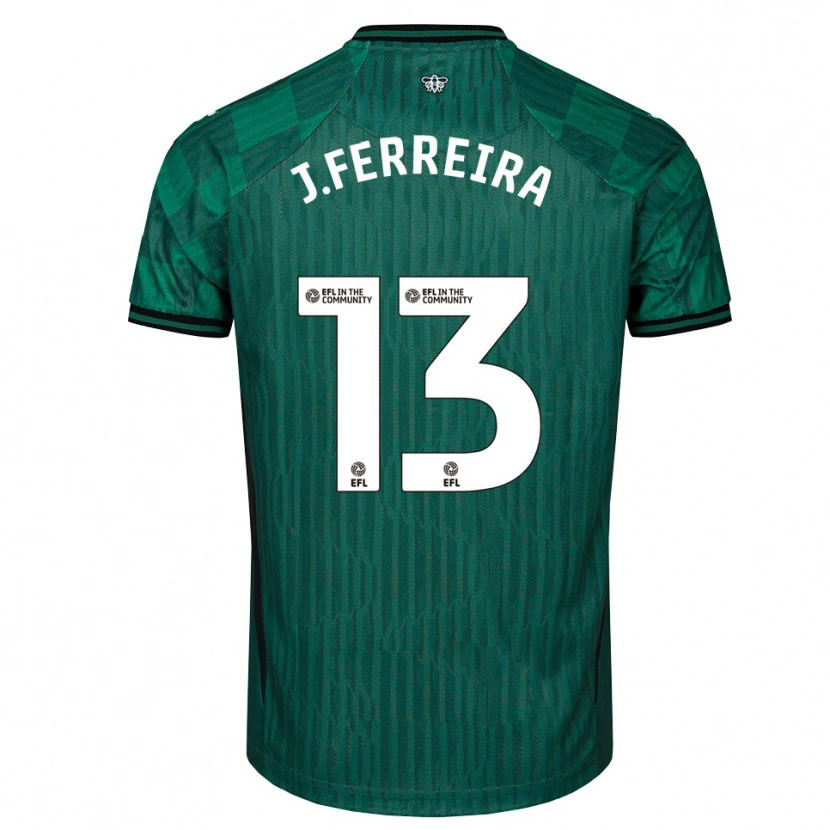 Danxen Heren João Ferreira #13 Groen Zwart Uitshirt Uittenue 2025/26 T-Shirt