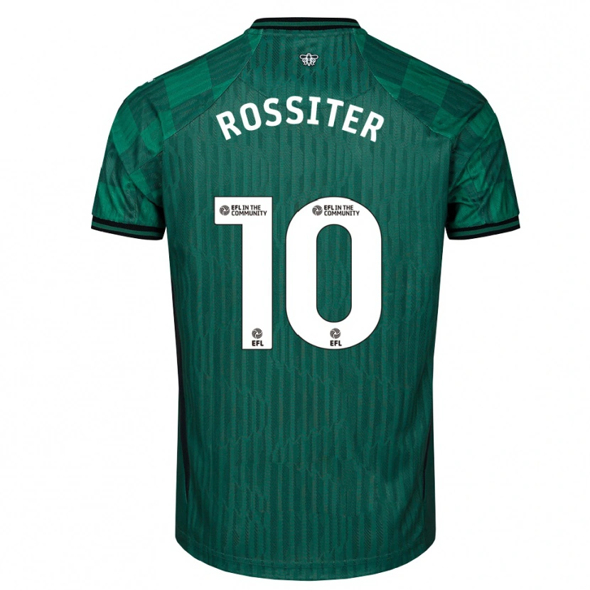 Danxen Heren Annie Rossiter #10 Groen Zwart Uitshirt Uittenue 2025/26 T-Shirt