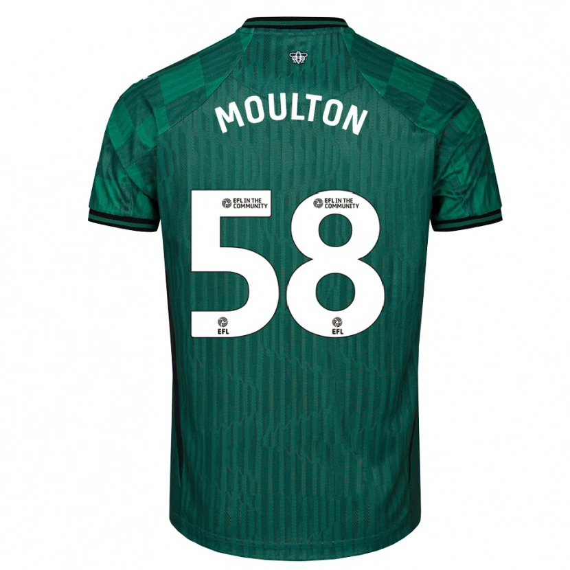 Danxen Heren Jai-Dea Moulton #58 Groen Zwart Uitshirt Uittenue 2025/26 T-Shirt