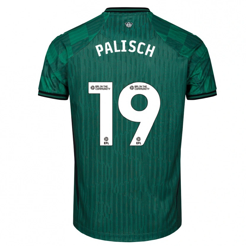 Danxen Heren Alli Palisch #19 Groen Zwart Uitshirt Uittenue 2025/26 T-Shirt