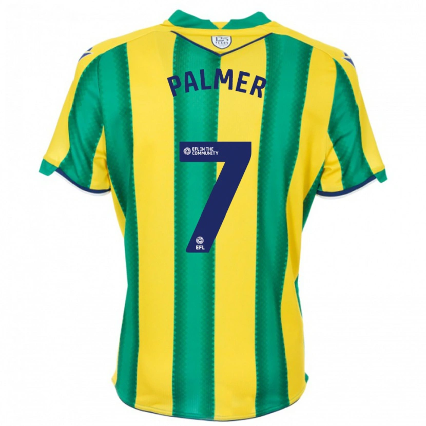 Danxen Heren Rio Parmar #7 Geel Groen Uitshirt Uittenue 2025/26 T-Shirt
