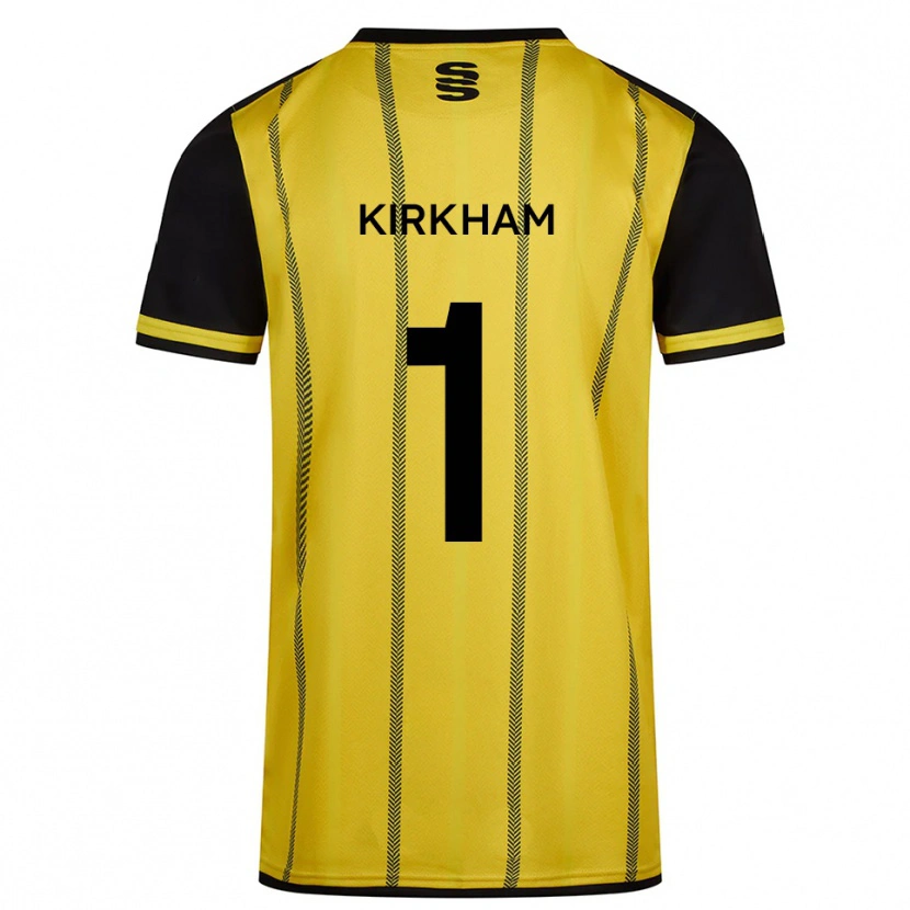 Danxen Heren Skye Kirkham #1 Geel Zwart Uitshirt Uittenue 2025/26 T-Shirt