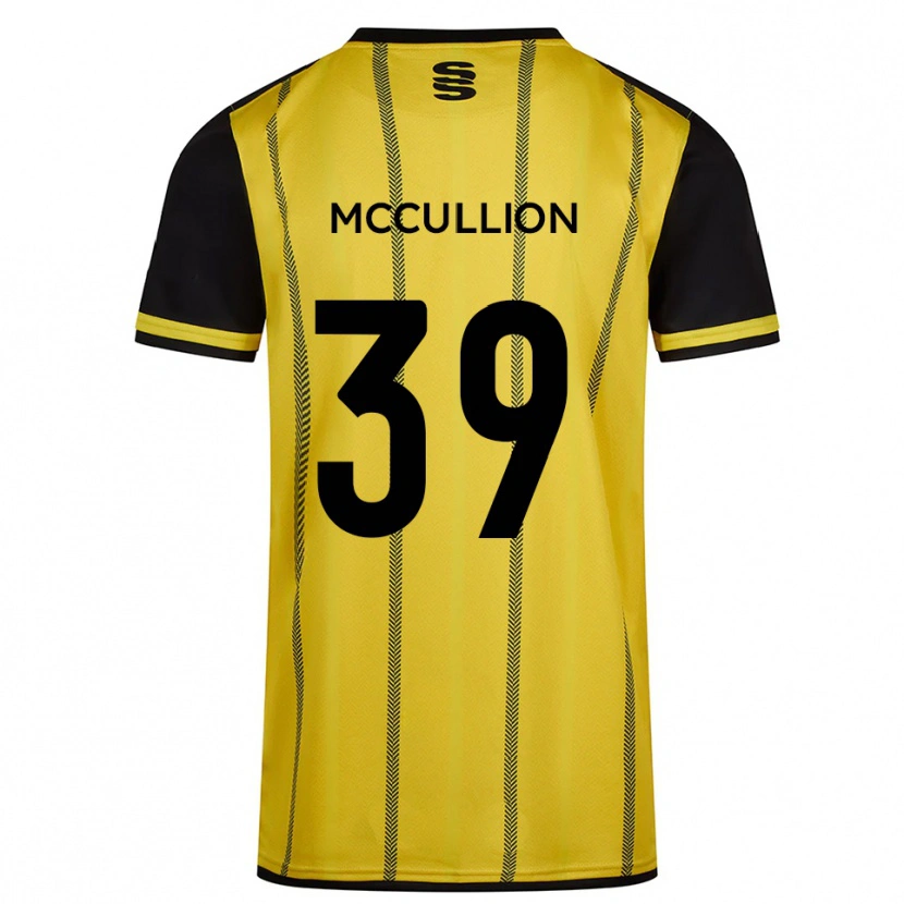 Danxen Heren Gerald Mccullion #39 Geel Zwart Uitshirt Uittenue 2025/26 T-Shirt