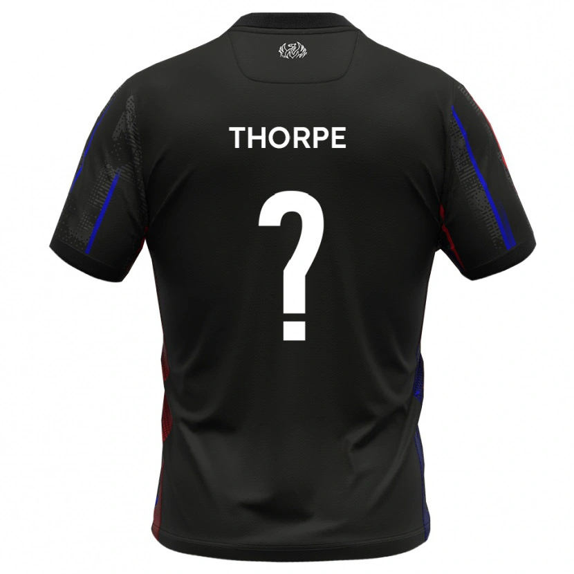 Danxen Heren Harry Thorpe #0 Zwart Rood Uitshirt Uittenue 2025/26 T-Shirt