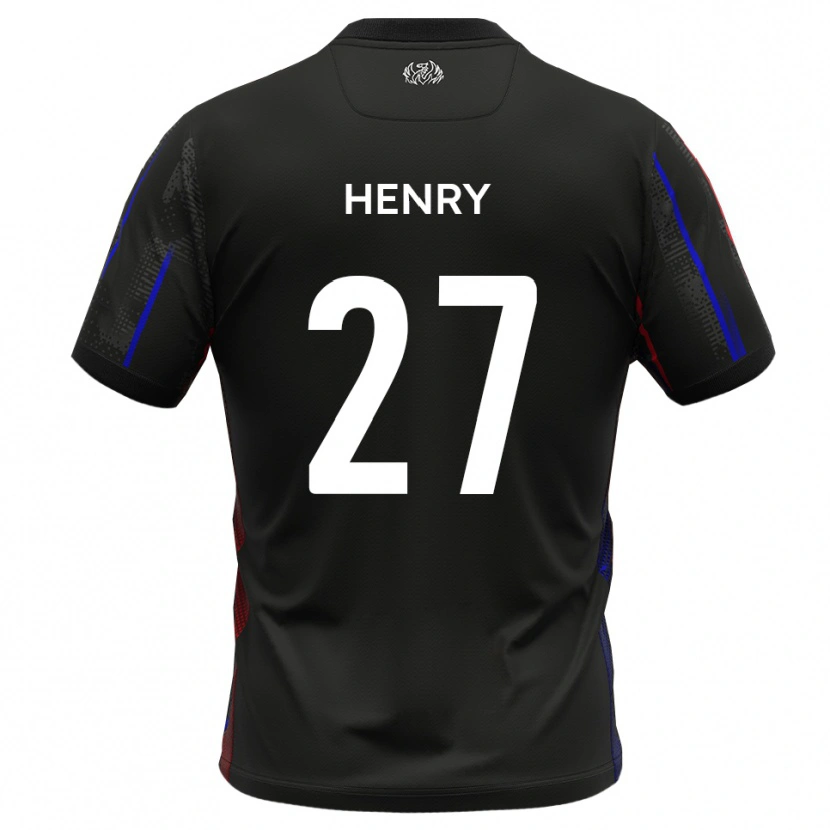 Danxen Heren James Henry #27 Zwart Rood Uitshirt Uittenue 2025/26 T-Shirt