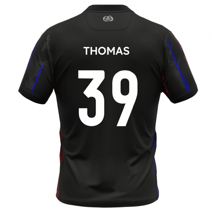 Danxen Heren Kwame Thomas #39 Zwart Rood Uitshirt Uittenue 2025/26 T-Shirt