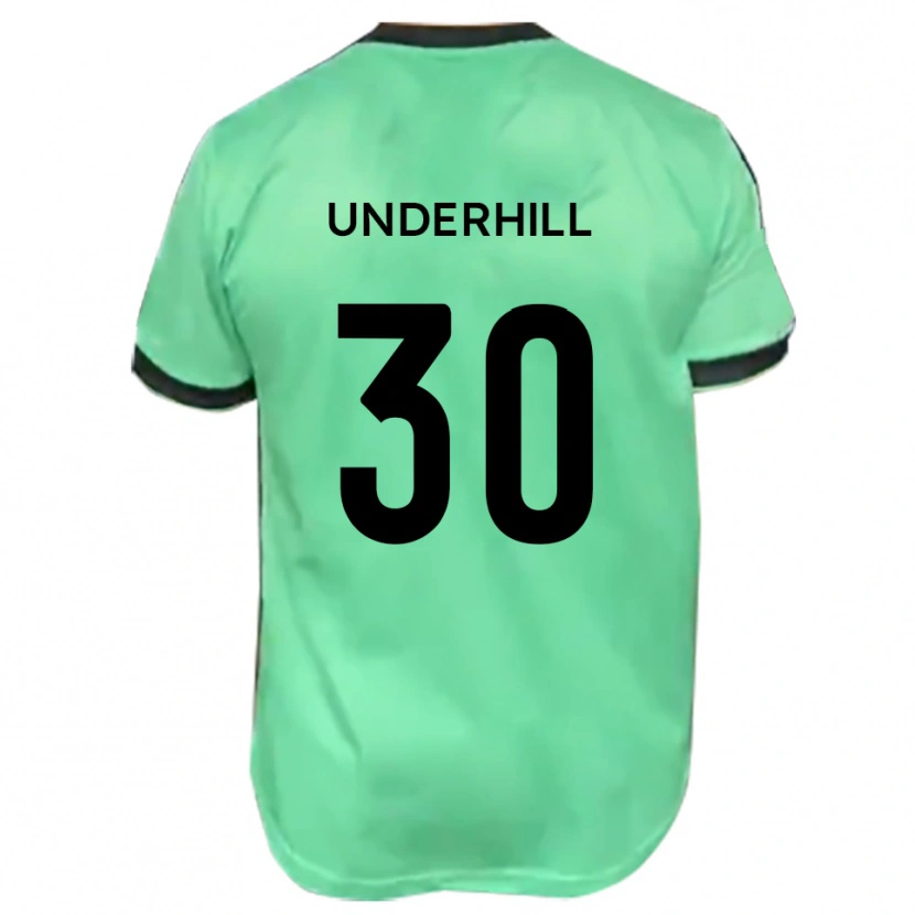 Danxen Heren Connor Underhill #30 Turkoois Zwart Uitshirt Uittenue 2025/26 T-Shirt