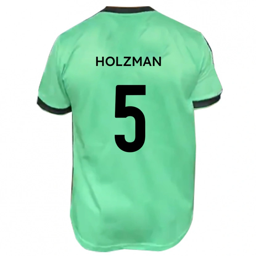 Danxen Heren Louie Holzman #5 Turkoois Zwart Uitshirt Uittenue 2025/26 T-Shirt