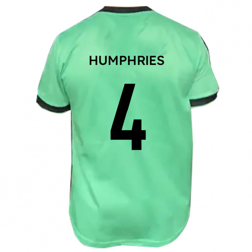 Danxen Heren Lloyd Humphries #4 Turkoois Zwart Uitshirt Uittenue 2025/26 T-Shirt