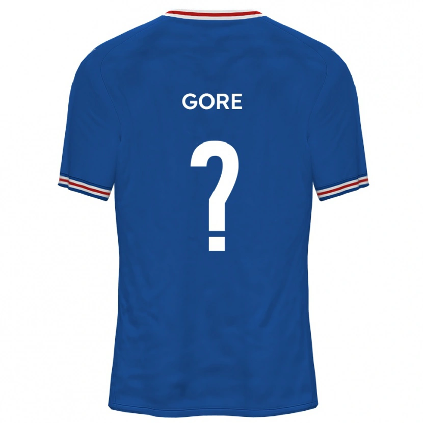 Danxen Heren Ruby Gore #0 Dodger Blue Uitshirt Uittenue 2025/26 T-Shirt