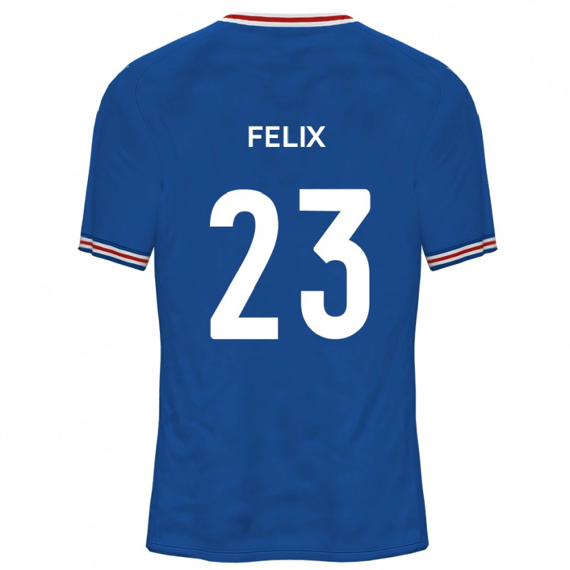 Danxen Heren Joe Felix #23 Dodger Blue Uitshirt Uittenue 2025/26 T-Shirt