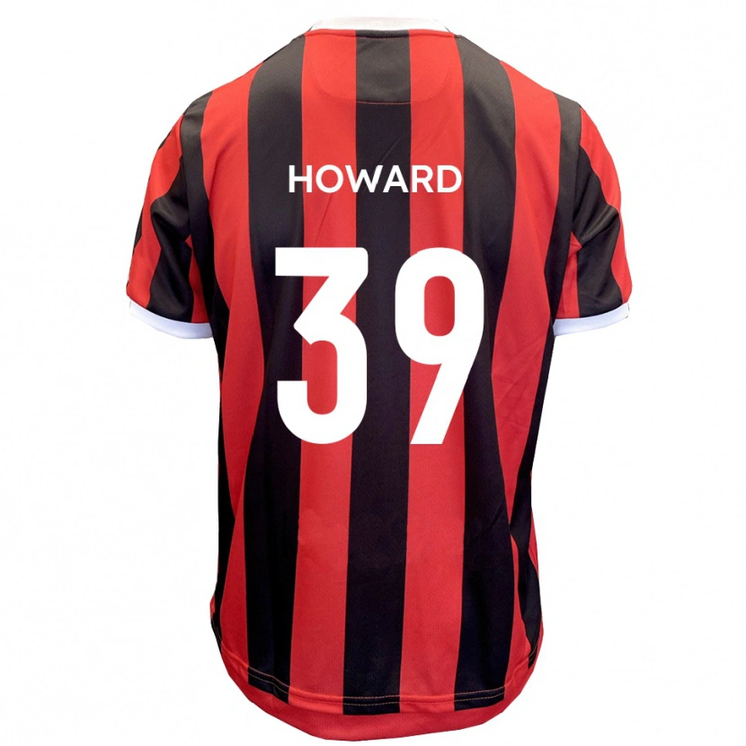 Danxen Heren Will Howard #39 Rood Zwart Uitshirt Uittenue 2025/26 T-Shirt