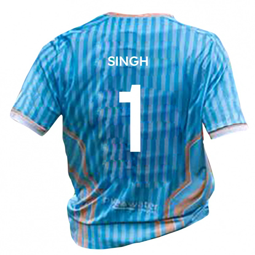 Danxen Heren Jas Singh #1 Zwart Goud Uitshirt Uittenue 2025/26 T-Shirt