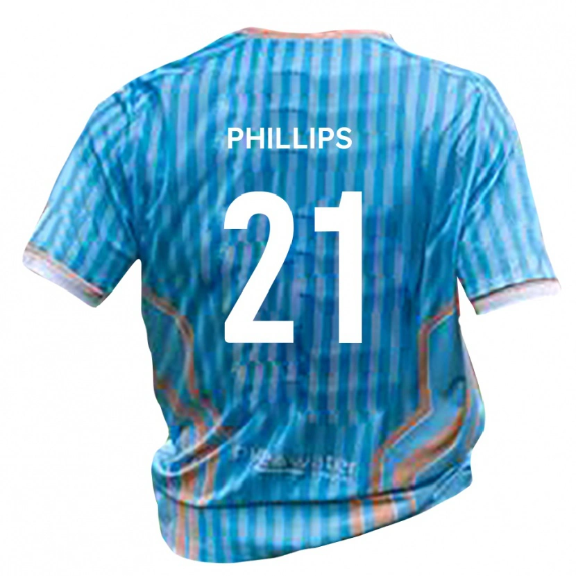 Danxen Heren Leon Phillips #21 Zwart Goud Uitshirt Uittenue 2025/26 T-Shirt