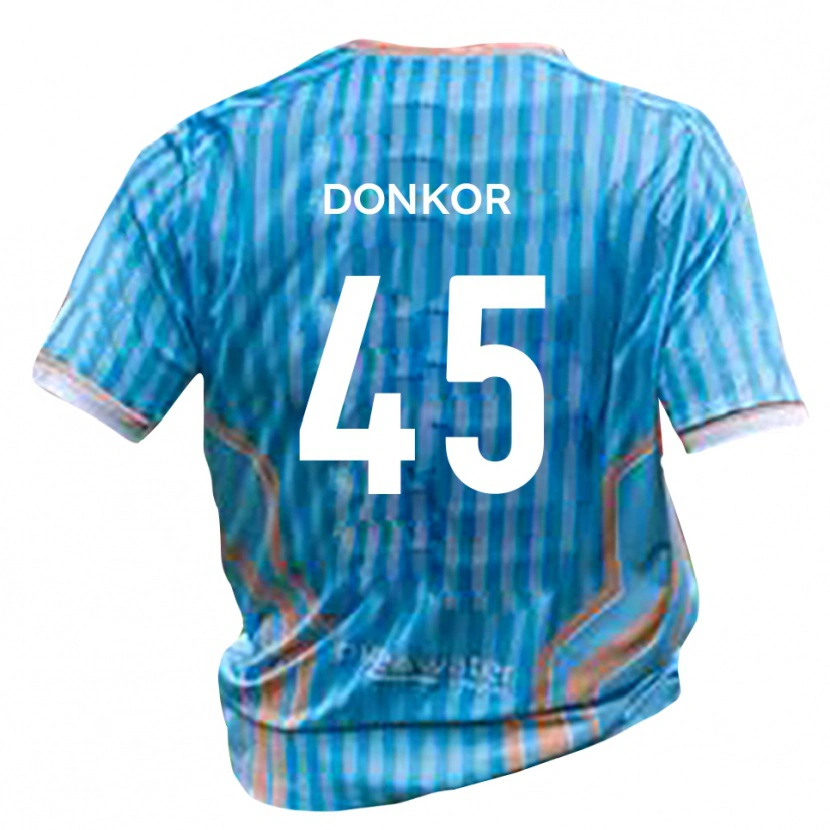 Danxen Heren Kwaku Donkor #45 Zwart Goud Uitshirt Uittenue 2025/26 T-Shirt