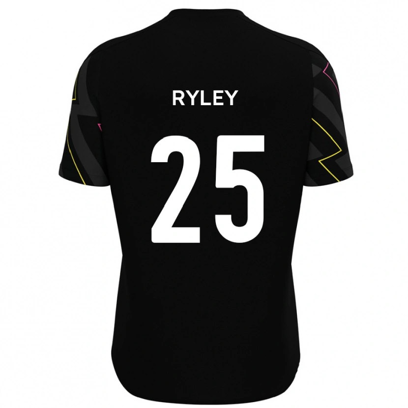 Danxen Heren Kian Ryley #25 Zwart Grijs Uitshirt Uittenue 2025/26 T-Shirt