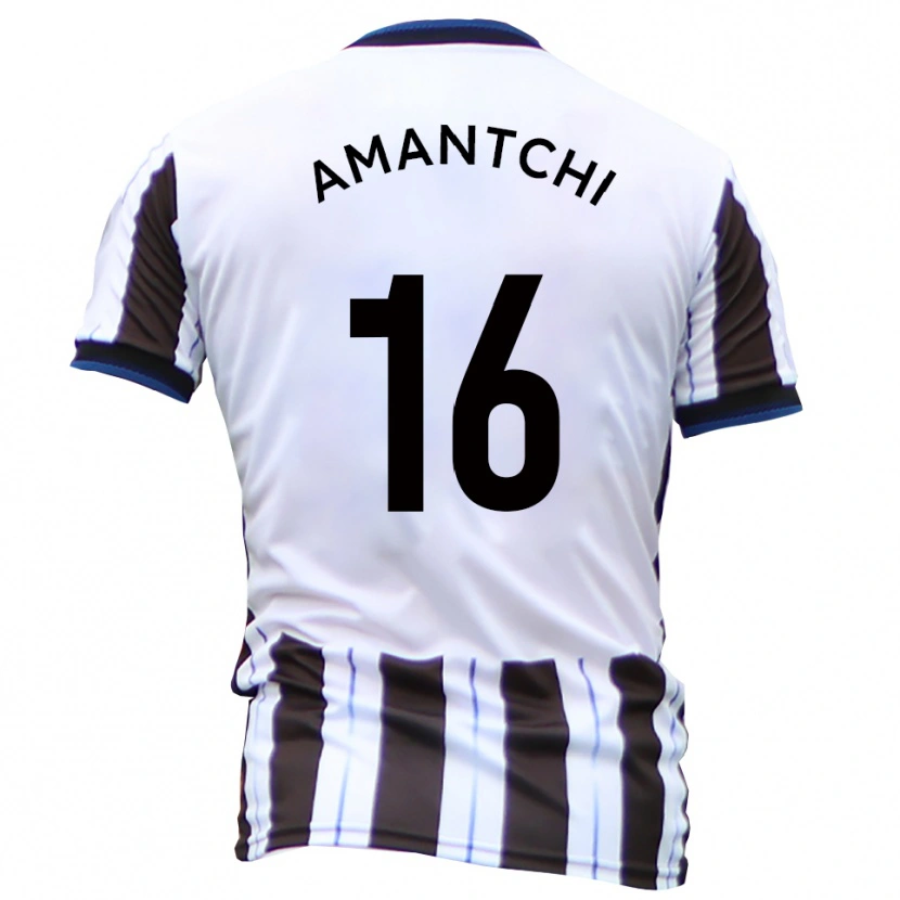Danxen Heren Levi Amantchi #16 Wit Zwart Uitshirt Uittenue 2025/26 T-Shirt
