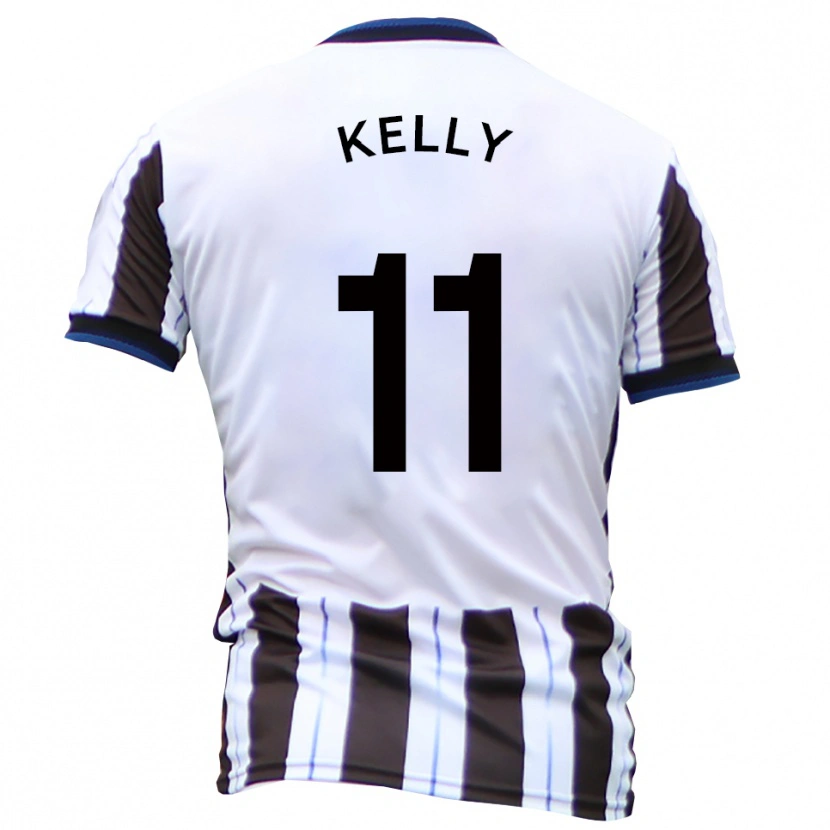 Danxen Heren Oscar Kelly #11 Wit Zwart Uitshirt Uittenue 2025/26 T-Shirt