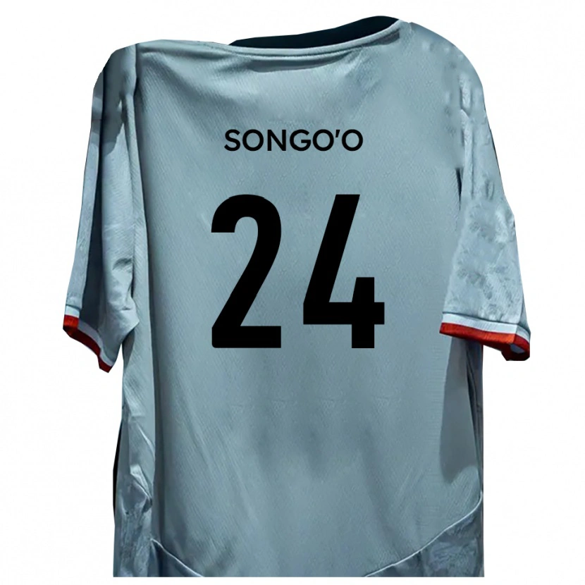 Danxen Heren Yann Songo'o #24 Wit Zwart Uitshirt Uittenue 2025/26 T-Shirt
