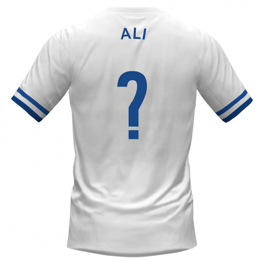 Danxen Heren Kameron Ali #0 Wit Blauw Uitshirt Uittenue 2025/26 T-Shirt