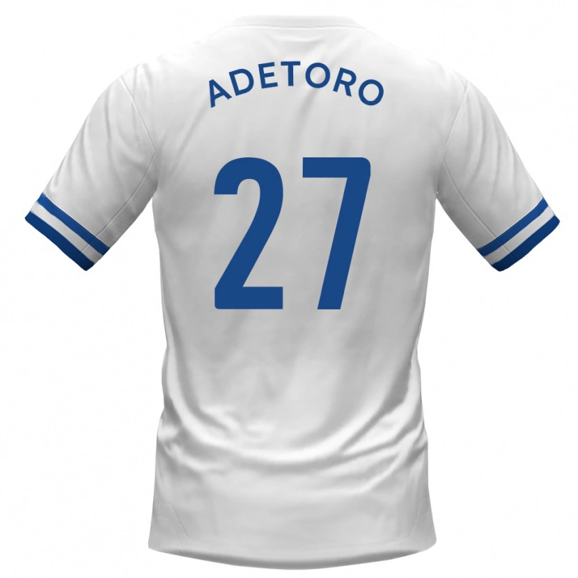 Danxen Heren Adam Alimi-Adetoro #27 Wit Blauw Uitshirt Uittenue 2025/26 T-Shirt