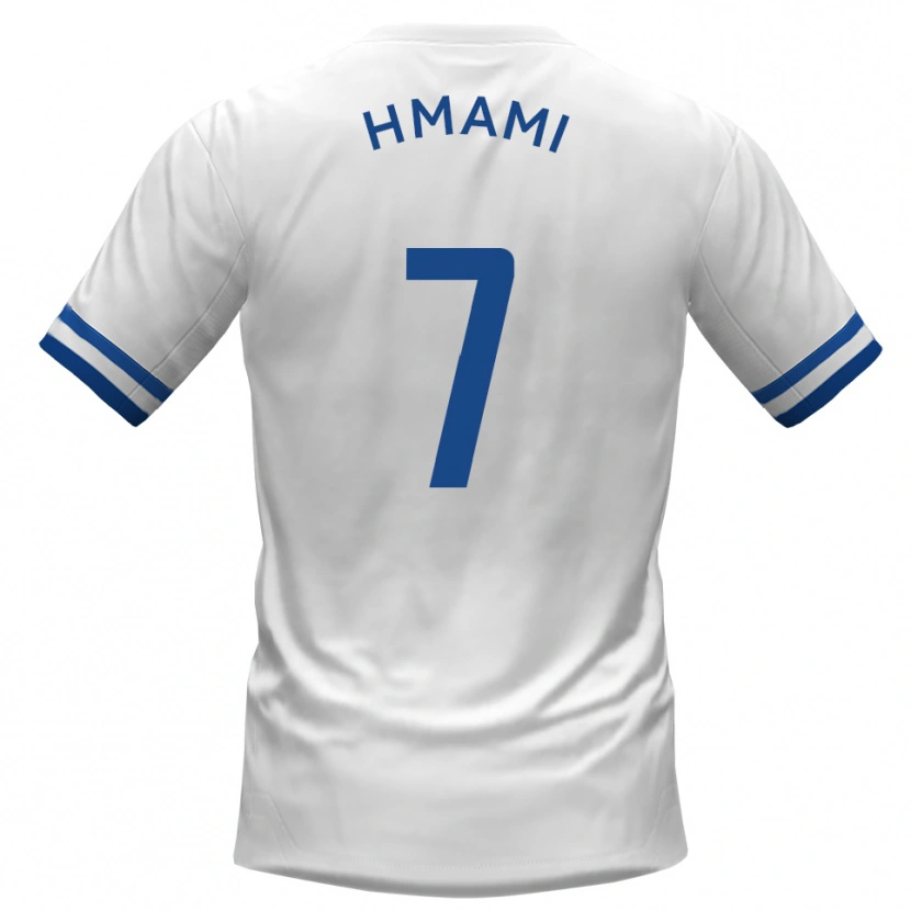 Danxen Heren Josh Hmami #7 Wit Blauw Uitshirt Uittenue 2025/26 T-Shirt
