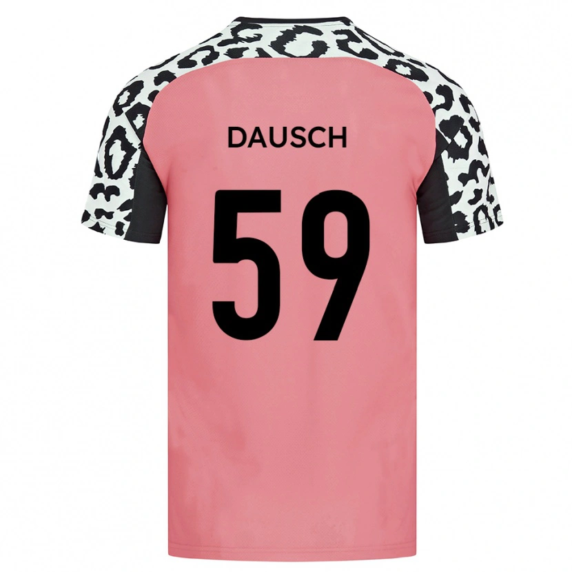 Danxen Heren Aidan Dausch #59 Roze Zwart Uitshirt Uittenue 2025/26 T-Shirt