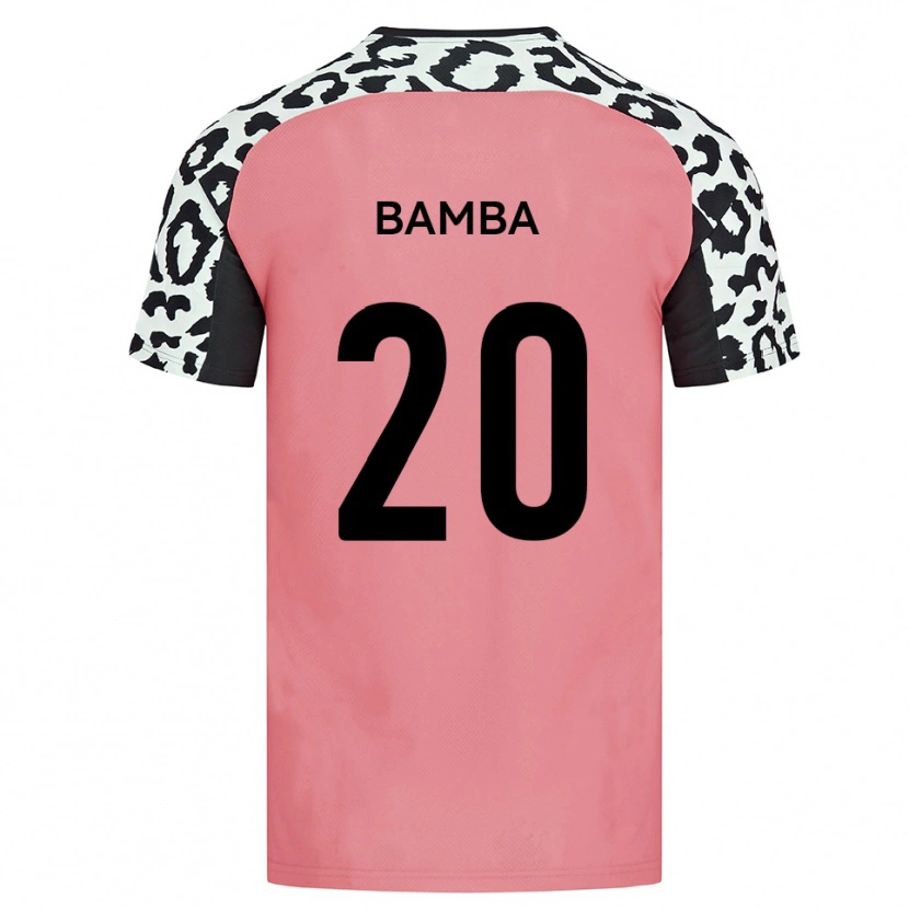 Danxen Heren Yahya Bamba #20 Roze Zwart Uitshirt Uittenue 2025/26 T-Shirt