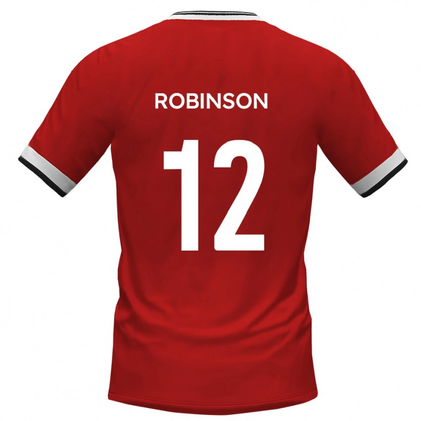 Danxen Heren Matt Robinson #12 Wit Zwart Uitshirt Uittenue 2025/26 T-Shirt